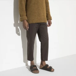 Birkenstock Arizona Shearling Suede Leather Mocha