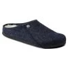 Birkenstock Zermatt Shearling Slippers Dark Blue