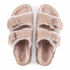 Birkenstock Arizona Shearling Light Rose Sandal