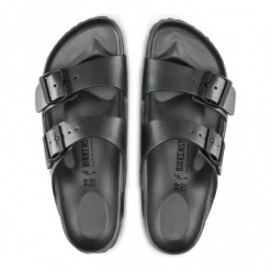 Birkenstock Metallic Anthracite Arizona EVA Sandals 9 Birkenstock Metallic Anthracite Arizona EVA Sandals
