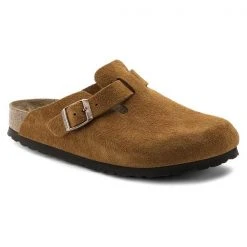 Birkenstock Boston Sfb Vl Sandals Mink Suede