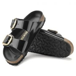 Birkenstock Arizona Big Buckle Sandal - High Shine Black